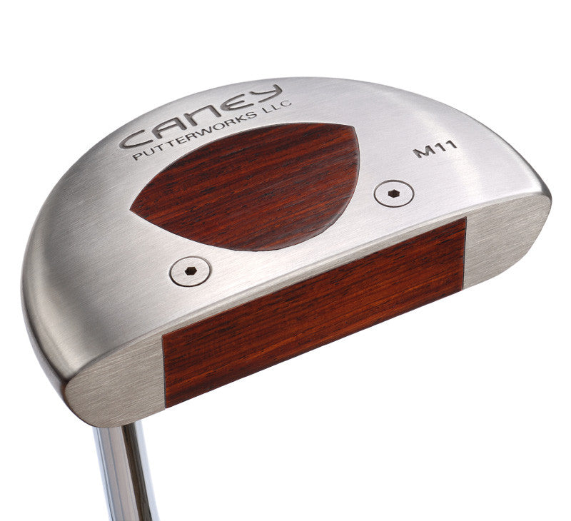 M11 Mallet Putter with Cocobolo Wood - Caney Putterworks - 2