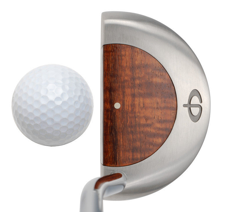 M11 Mallet Putter with Koa Wood - Caney Putterworks - 4