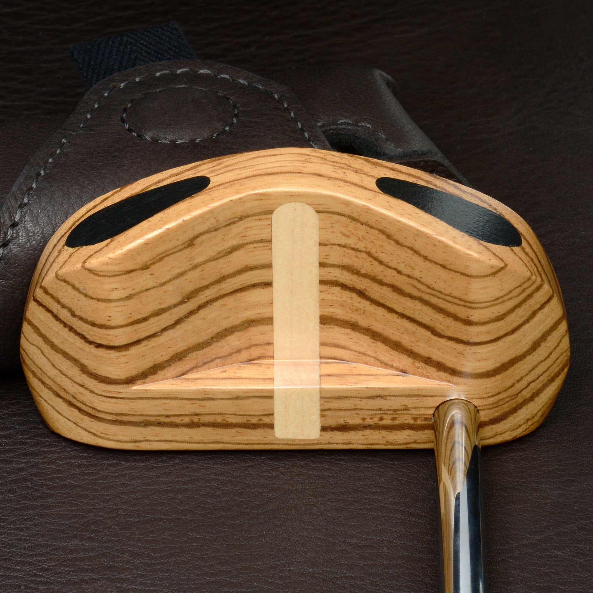 zebra wood golf putter