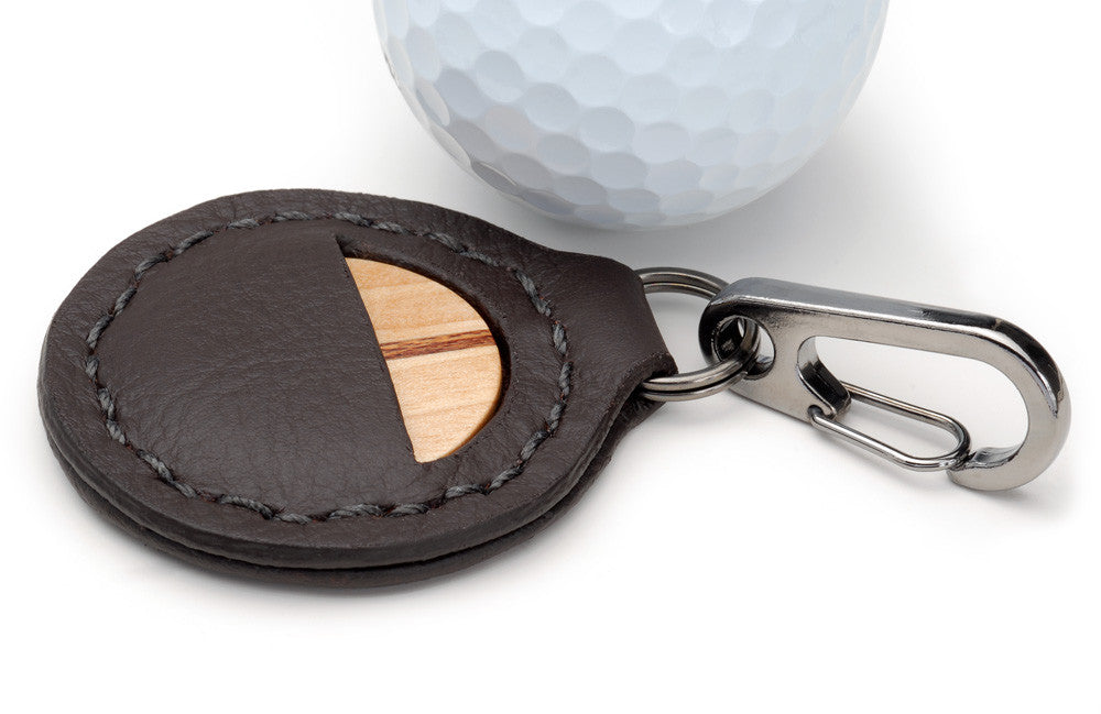 Maple Wood Golf Ball Marker with Case - Caney Putterworks - 2