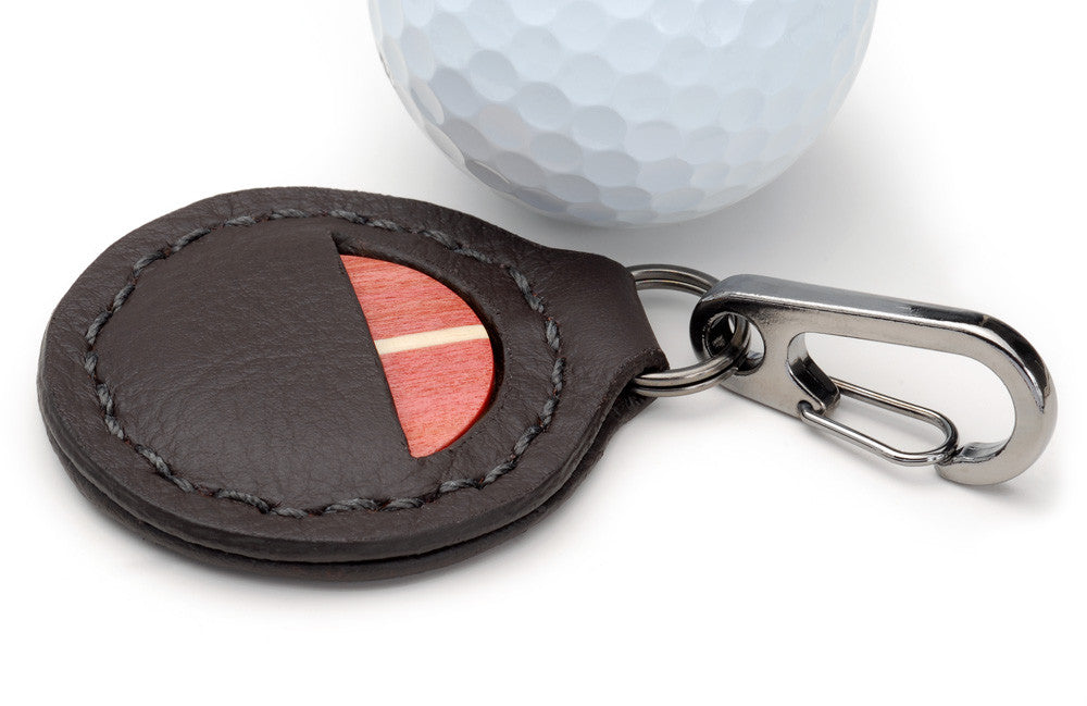 Pink Ivory Golf Ball Marker with Case - Caney Putterworks - 2